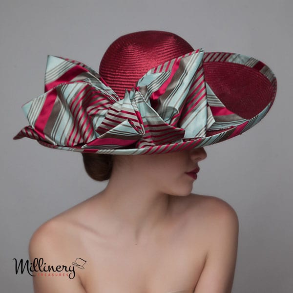 Couture_Hat_Burgundy_Straw