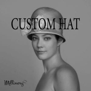woman in cloche hat