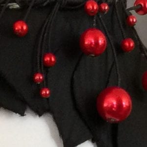 black_wire_cherry3 cherry trim for 1950s cocktail hat