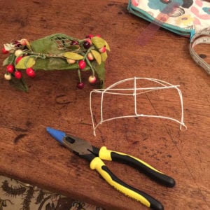 original 1950s cocktail hat