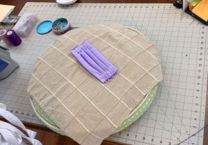 pleat-three pleated face mask