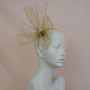 golden glamorous headband