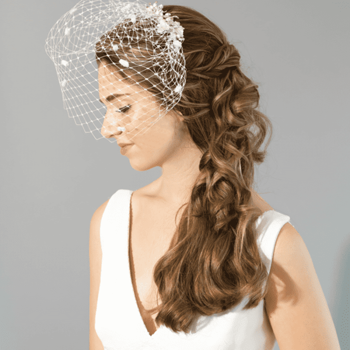 diy birdcage veil tutorial