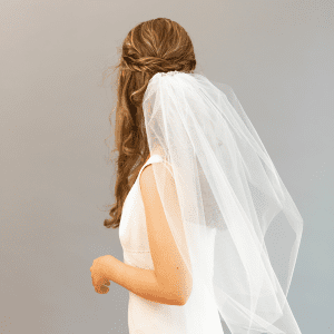 simple bridal veil