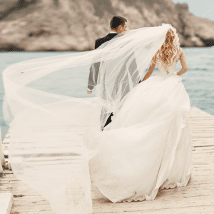 simple_bridal_veil_long long simple bridal veil