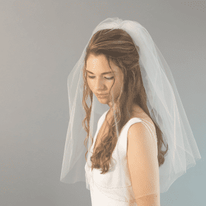 simple bridal veil