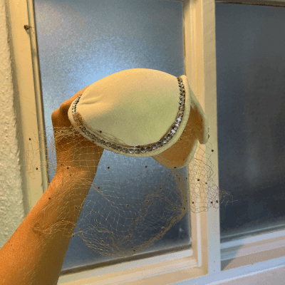 hat_repair_before_c bridal hat restoration